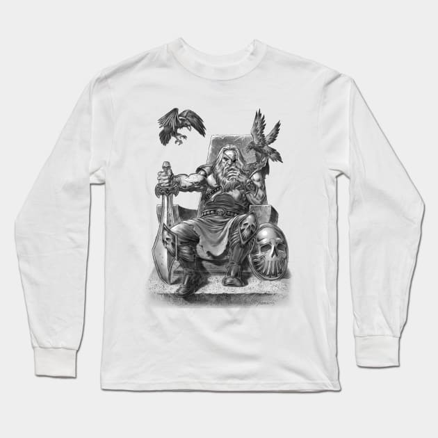 Odin Long Sleeve T-Shirt by Paul_Abrams